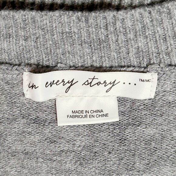 In Every Story | Whimsical Graphic Knit Pullover Sweater - Picture 4 of 4